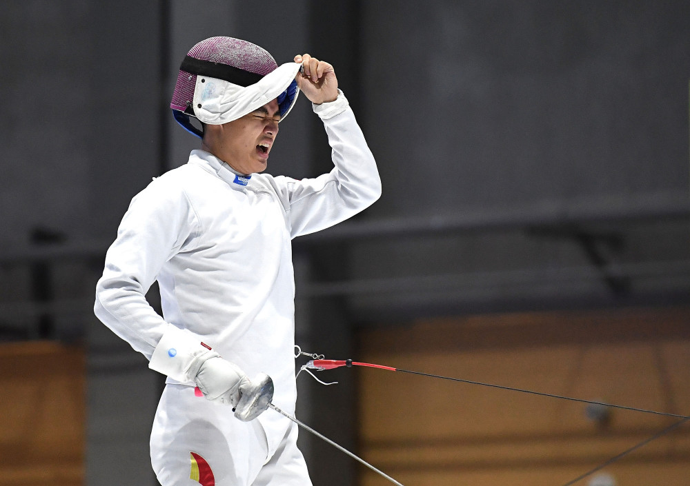 葡萄牙选手在击剑比赛中夺冠