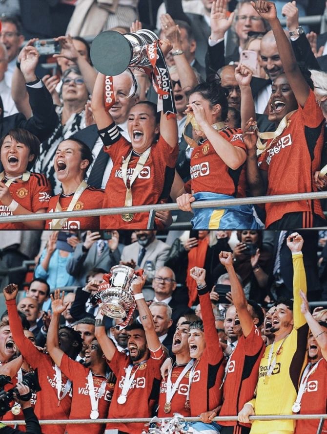 罗马球员集体庆祝胜利，向球迷表达感谢